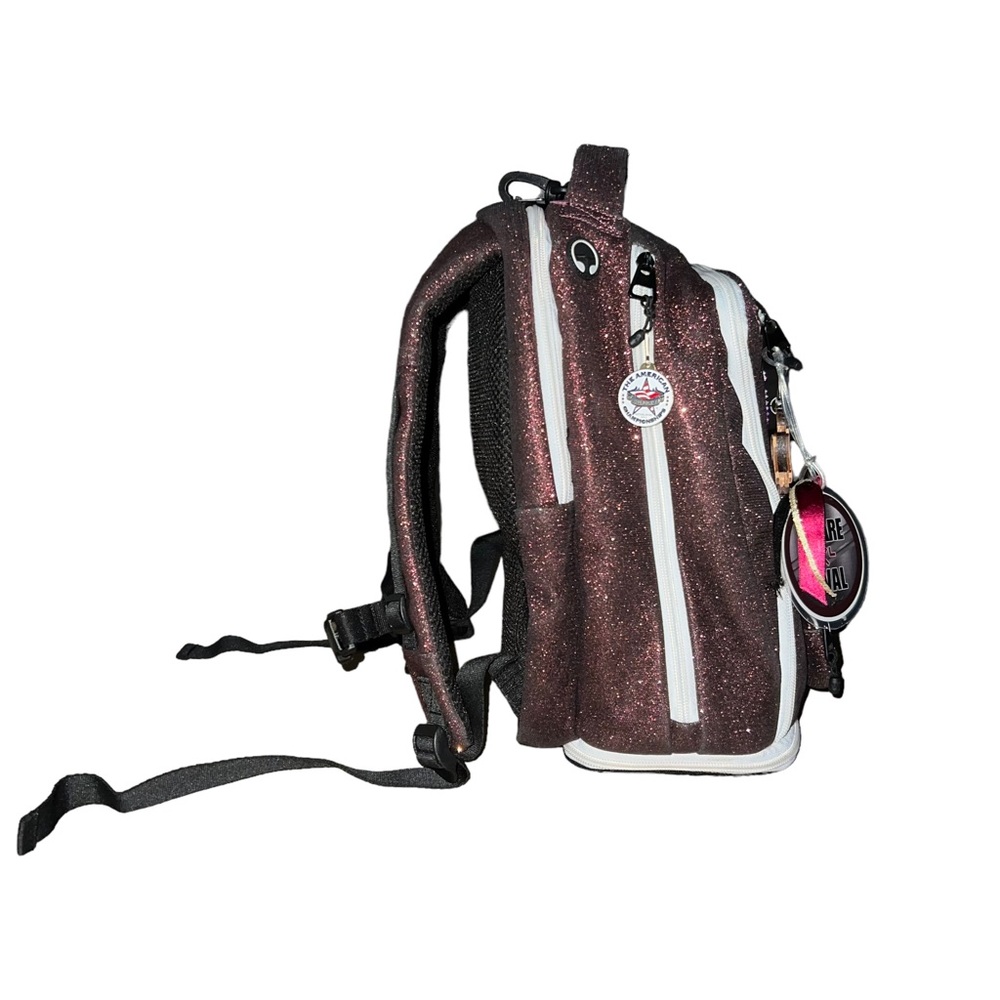Rebel Athletic Backpack Rebel Dream Maroon With White Zipper Bag - Picture 2 of 16